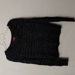 Bongo Women's Size Large Loose knit Long Sleeve Sweater